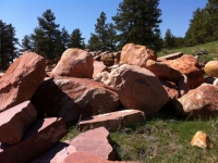 Round sandstone Boulders