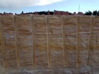 How to cut a 16' long rock.