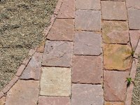Tumbled pavers and edgers