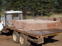 Large Slab on Truck