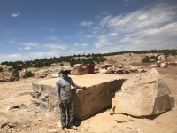 30 Ton Block in the Quarry