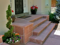 Steps and risers at a Residence