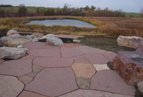 Flagstone Slab Patio