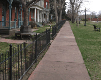 100+ year old sidewalks in Denver, CO